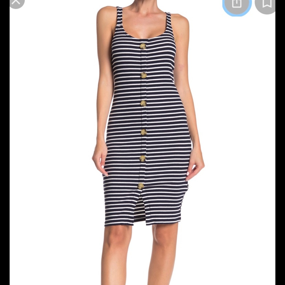 Ribbed bodycon dress NWOT